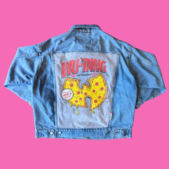 Jackets & Blazers - Wu-Tang Upcycled Denim Jacket Size M for Women